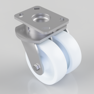 Nylon Plate Swivel Castor 150mm 1500kg Load