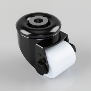 Nylon Bolt Hole Swivel Castor 40mm 200kg Load
