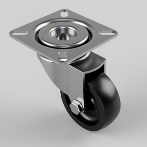 Polypropylene Plate Swivel Castor 50mm 40kg Load