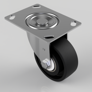Cast Iron Plate Swivel Castor 100mm 300kg Load