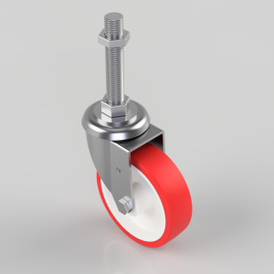 Polyurethane Swivel Castor 125mm 300kg Load