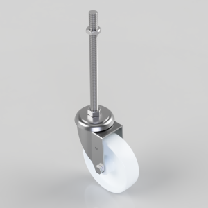 Nylon Swivel Castor 125mm 300kg Load