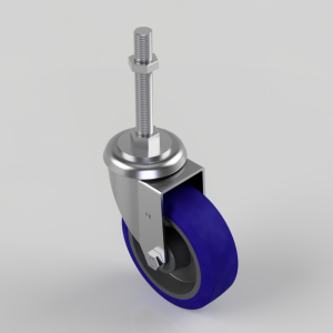 Rubber Swivel Castor 125mm 250kg Load