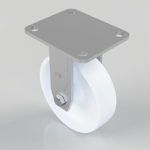Nylon Plate Fixed Castor150mm 500kg Load