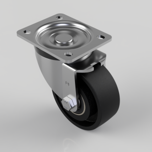 Cast Iron Plate Swivel Castor 100mm 350kg Load