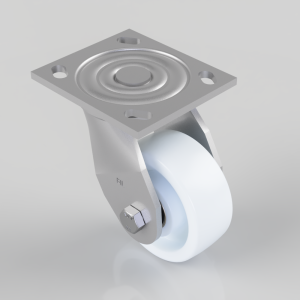 Nylon Plate Swivel Castor 100mm 600kg Load