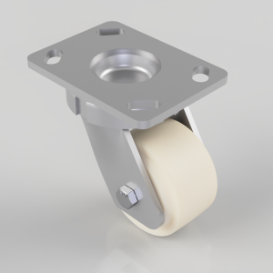 Nylon Plate Swivel Castor 100mm 1400kg Load