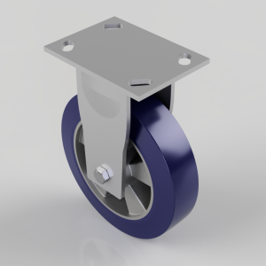 Softer Polyurethane Plate Swivel Castor 200mm 700kg Load