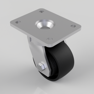 Cast Iron Plate Swivel Castor 100mm 400kg Load