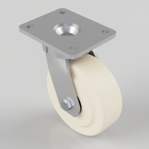 Nylon Plate Swivel Castor 150mm 900kg Load