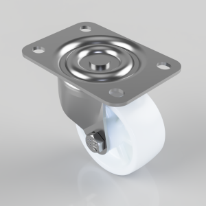 Nylon Plate Swivel Castor 63mm 85kg Load