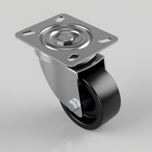 Ditherm Plate Swivel Castor 80mm 150kg Load
