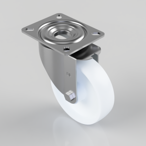Nylon Plate Swivel Castor 150mm 350kg Load