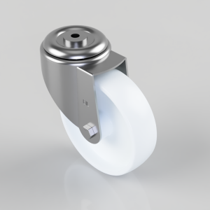 Nylon Bolt Hole Swivel Castor 160mm 350kg Load