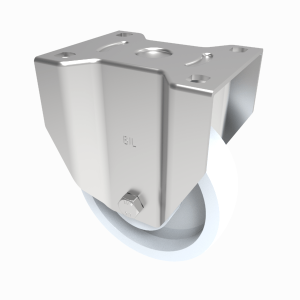 Nylon Plate Fixed Castor 150mm 800kg Load