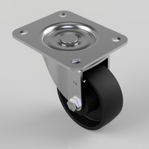 Cast Iron Plate Swivel Castor 100mm 350kg Load