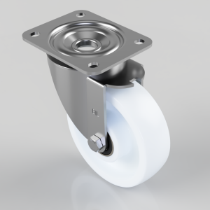 Nylon Plate Swivel Castor 150mm 500kg Load