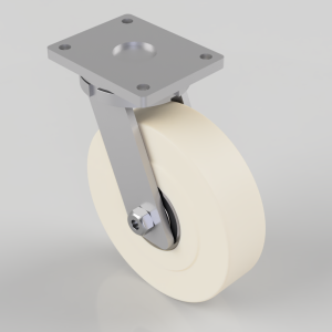Nylon Plate Swivel Castor 300mm 5000kg Load