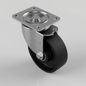 Cast Iron Plate Swivel Castor 150mm 700kg Load