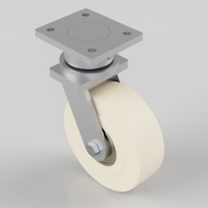 Nylon Plate Swivel Castor 250mm 4500kg Load