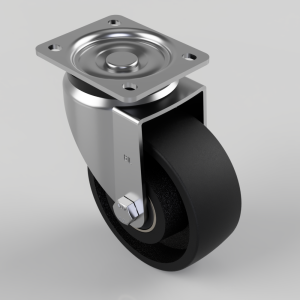 Cast Iron Plate Swivel Castor 125mm 500kg Load