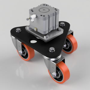 Polyurethane Swivel Castor Ezeelift Lifting System 1000kg Load