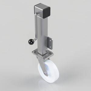 Nylon Plate Swivel Castor 200mm 1000kg Load