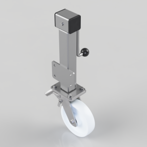 Nylon Plate Swivel Castor Brake Locking Castor 200mm 1000kg Load