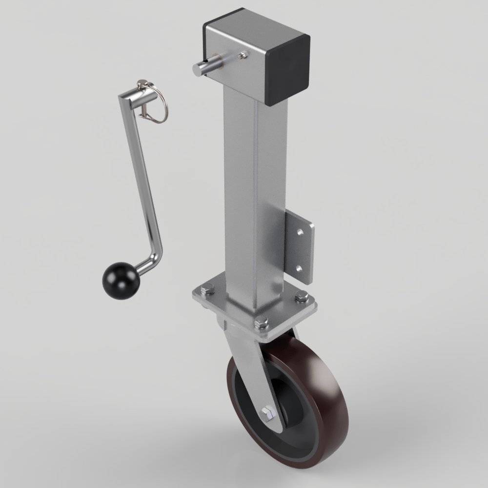 Removable Handle For Machine Removable Handle Polyurethane Cast Iron Plate Swivel Castor 200mm ...