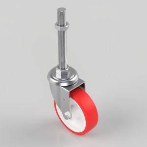 Polyurethane Swivel Castor 125mm 300kg Load