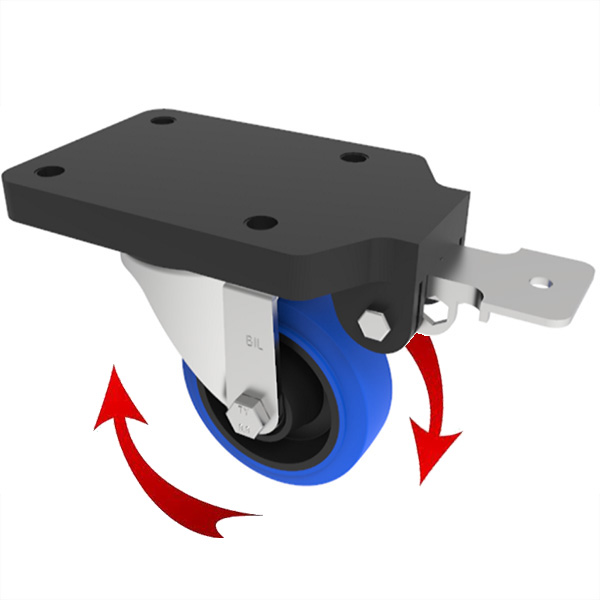 Fixed Position Brake Castors