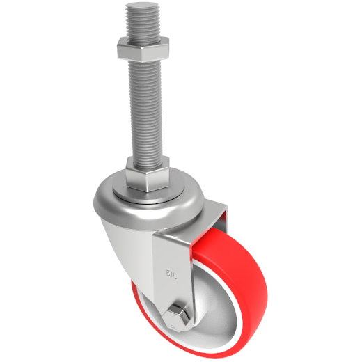Castors for the food production industry