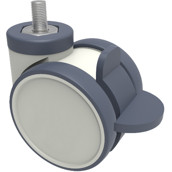 Castors for the medical industry