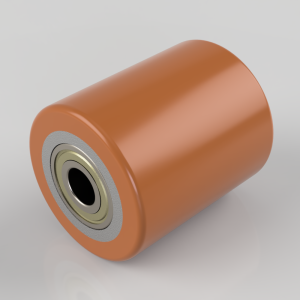 Polyurethane on Steel 85mm Ball Bearing Pallet Roller 1000kg Load