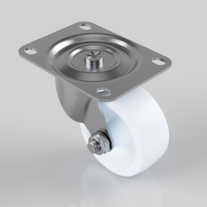 Nylon Plate Swivel Castor 75mm 170kg Load