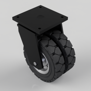 Rubber speed swivel plate 400mm 1900kg