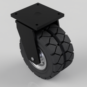 Rubber speed swivel plate 460mm 2800kg