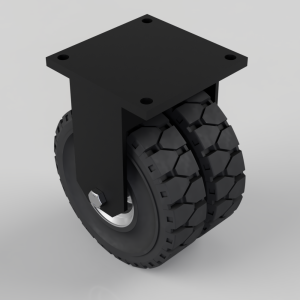 Rubber speed fixed plate 300mm 1100kg