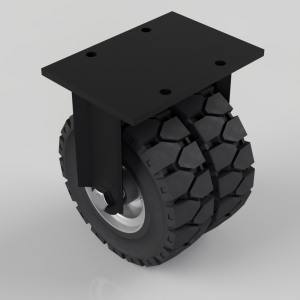 Rubber speed fixed plate 250mm 900kg
