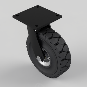 Rubber speed swivel plate 300mm 550kg