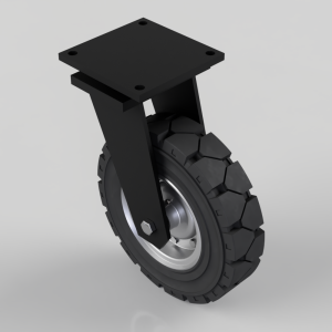 Rubber speed swivel plate 400mm 950kg